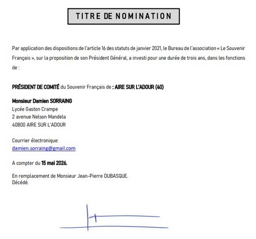 nomination